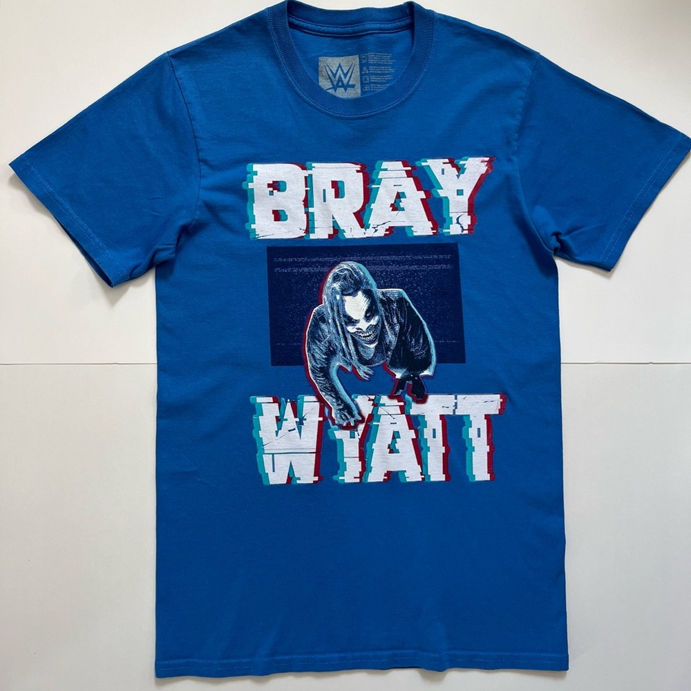 WWE Bray Wyatt Blue T-Shirt Kids Large~Bray Wyatt Wrestling Shirt Let Me In